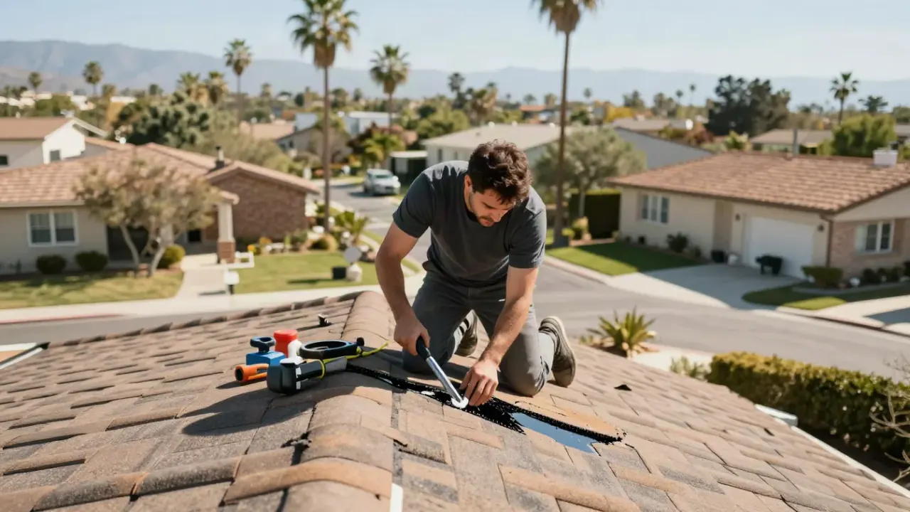 Roofing in Charter Oak: roofing crew at work